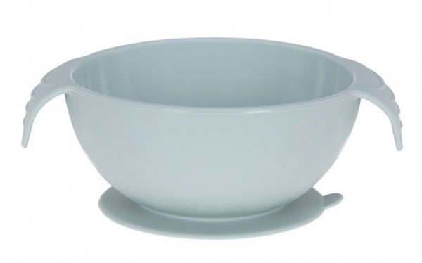 Miska Lassig Bowl Silicone blue with suction pad