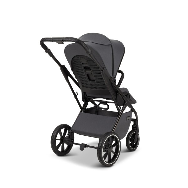 MOON PIÚ EXTRA black chrome Kombinovaný kočárek