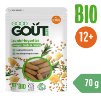GOOD GOUT MINI BAGETKY S ROZMARÝNEM A SÝREM 70G GOOD GOUT MINI BAGETKY S ROZMARÝNEM A SÝREM 70G