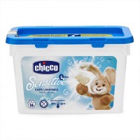Tobolky prací gelové Chicco Sensitive, 16ks Tobolky prací gelové Chicco Sensitive, 16ks