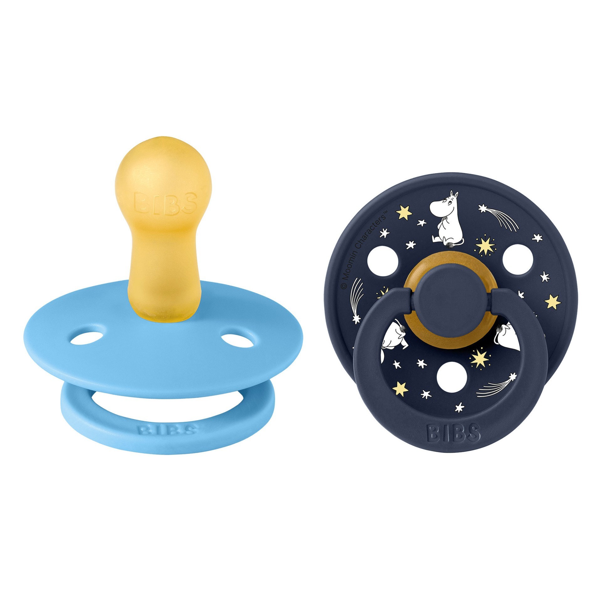 BIBS x Moomin Colour Dudlíky z přírodního kaučuku 2ks - vel. 2