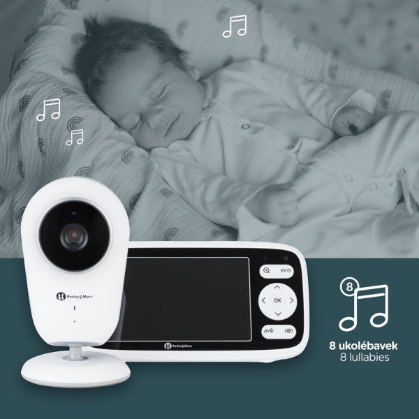 PETITE&MARS Chůvička dětská digitální NANO 4.0