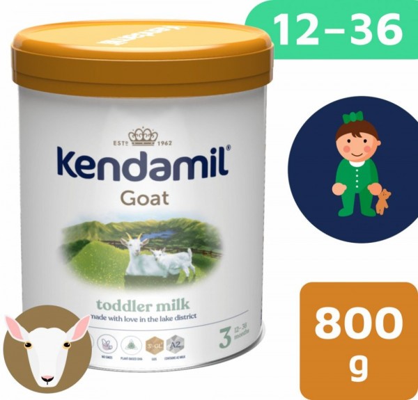Kendamil Kozí batolecí mléko 3 (800 g) DHA+