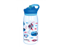 QUOKKA Plastová láhev s pítkem Glow Kids Cars 580 ml