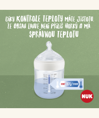 NUK for Nature lahev s kontrolou teploty 150 ml