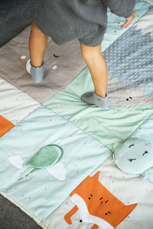 MOMI Hrací deka VOLPI patchwork