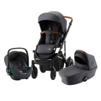 Set kočárek Smile III + hluboká korba + autosedačka Baby Safe 3 i-Size