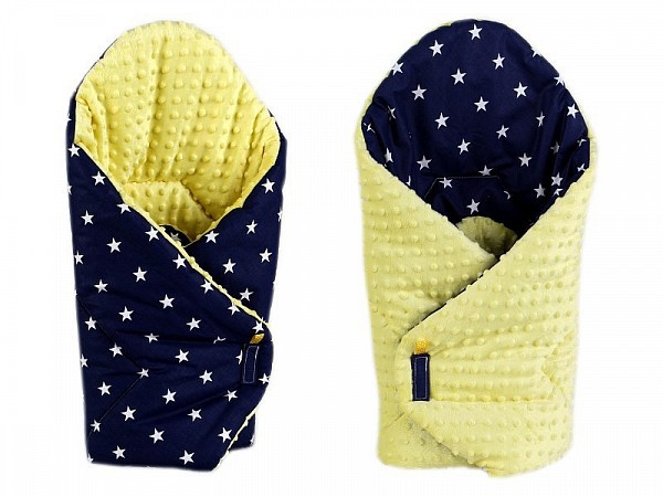 Luxusní zavinovačka MINKY BABY - oboustranná Hvězdičky