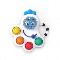 BABY EINSTEIN Hračka senzorická chrastítko a kousátko Opus 's Shape Pops ™ 3m +