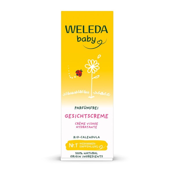 WELEDA Baby Měsíčkový pleťový krém bez parfemace