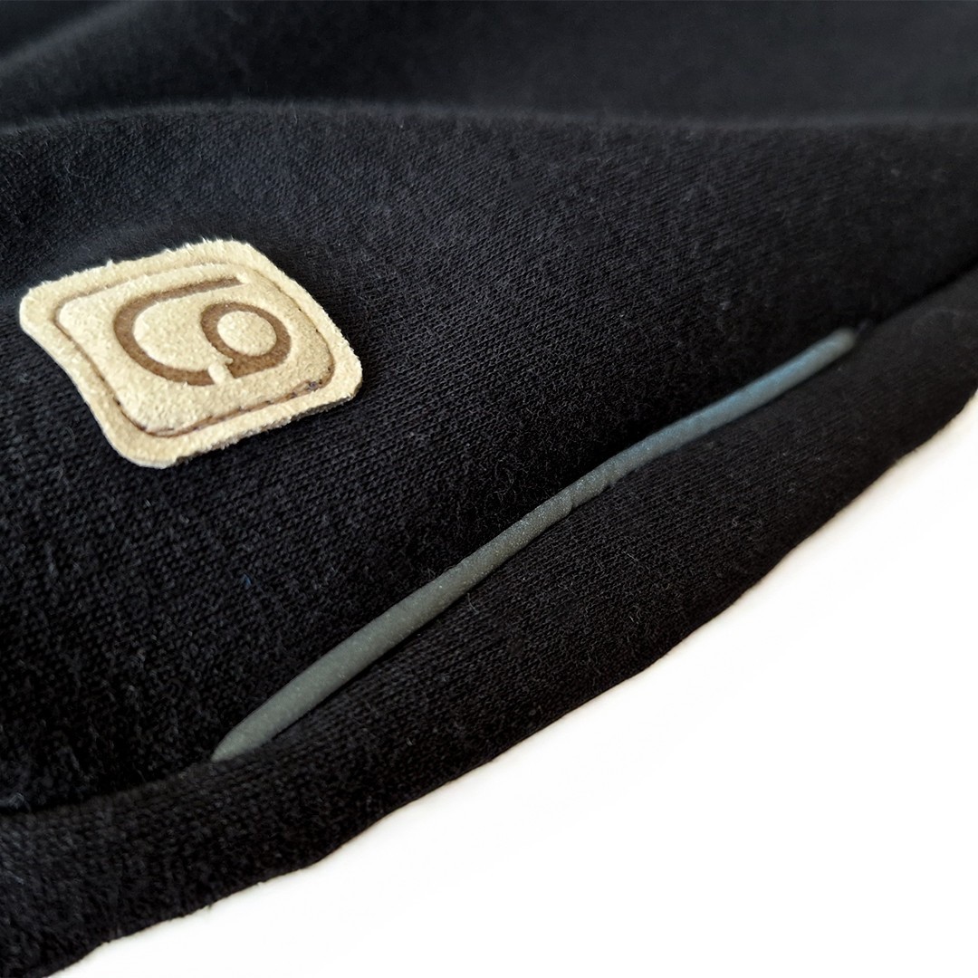 LITTLE ANGEL Tepláky hřejivé - černá