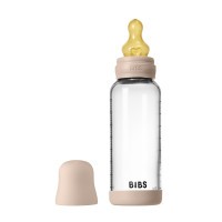 BIBS antikoliková skleněná lahev s kaučukovou savičkou 240ml