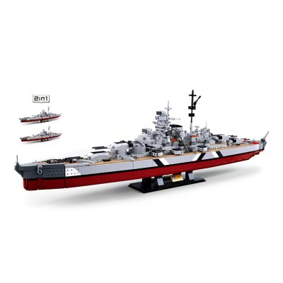 M38-B1102 Bitevní loď Bismarck 2v1