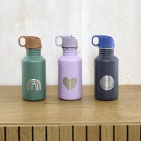 LÄSSIG Nerezová lahvička Bottle Stainless Steel Little Gang, 500 ml