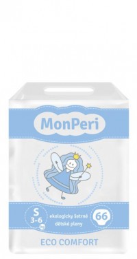 MonPeri Jednorázové dětské plenky ECO comfort S
