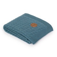 Pletená deka v dárkovém balíčku (90x90) vlny