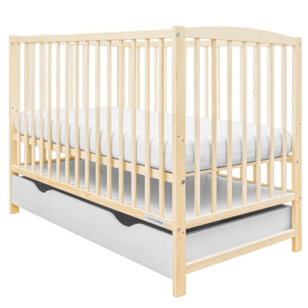 NEW BABY Dětská postýlka se šuplíkem LILLY