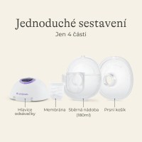 LANSINOH Odsávačka mateřského mléka Handsfree DUO