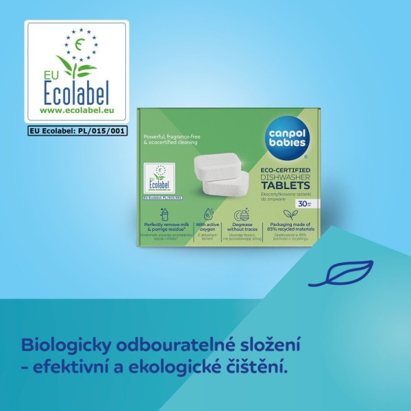 CANPOL BABIES Ekologické tablety do myčky 30ks