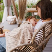 BABYONO Deka z organické bavlny pletená 75 x 100 cm 0m+ BABYONO Deka z organické bavlny pletená 75 x 100 cm 0m+