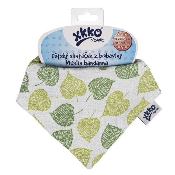 KIKKO Dětský slintáček XKKO Organic Staré časy