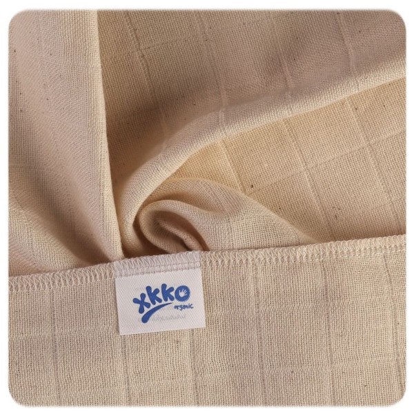 XKKO Dětské pleny z biobavlny Organic 40x40 Staré časy (10 ks)