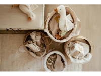 LITTLE DUTCH Košík textilní oboustranný extra velký Pure