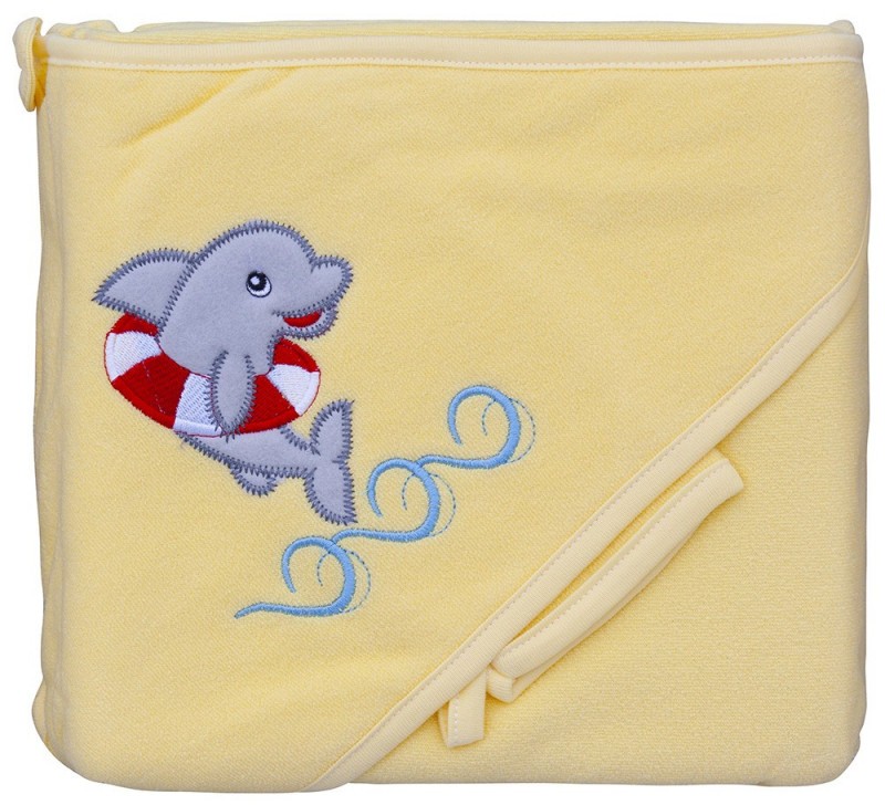 Froté ručník - Scarlett delfín s kapucí