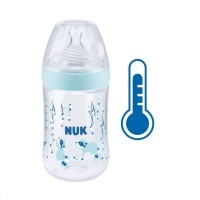 NUK Kojenecká láhev Nature Sense s kontrolou teploty 260 ml
