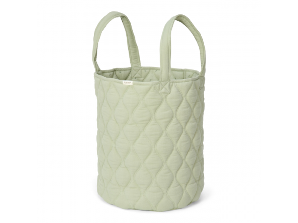 LITTLE DUTCH Košík textilní oboustranný extra velký Pure