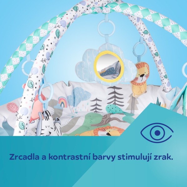Canpol babies Edukativní hrací deka s ohrádkou