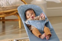 Lehátko Babybjorn Bouncer Bliss Blue cotton Petal