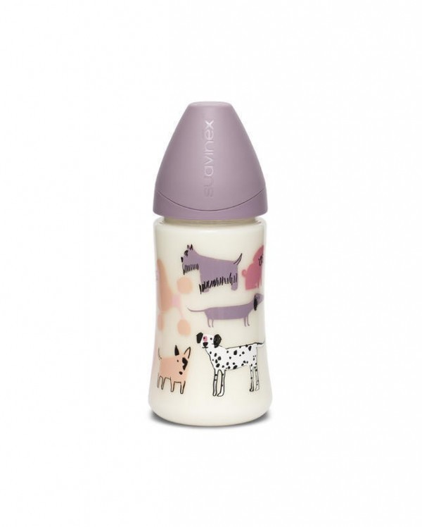 SUAVINEX LÁHEV Kulatá savička SILIKON 270 ml