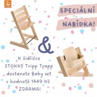 AKČNÍ SET Stokke® Tripp Trapp® židlička + Baby Set