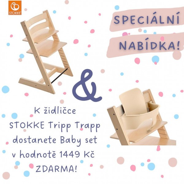 AKČNÍ SET Stokke® Tripp Trapp® židlička + Baby Set