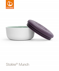Stokke™ Munch Everyday Soft Mint jídelní set s bryndákem