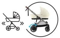 CYBEX Gold e-Gazelle S Sportovní/sourozenecký kočárek + DÁREK kód na slevu GOLD10