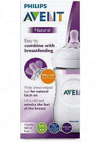 Láhev Avent Natural 260 ml, 1 ks nová Láhev Avent Natural 260 ml, 1 ks nová