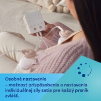 CANPOL BABIES Dvojitá elektrická odsávačka mateřského mléka 2v1 s nosním nástavcem ExpressCare