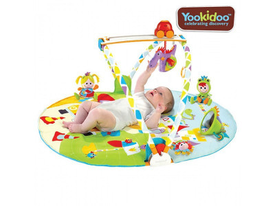 Yookidoo hrací deka s hrazdou JEZDÍCÍ POSTAVIČKY