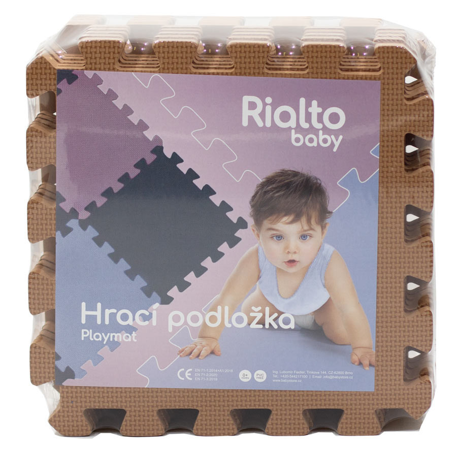 RIALTO BABY Hrací podložka puzzle 90x90 cm