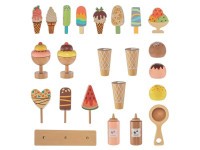 ZOPA Dřevěné zmrzlinářství set