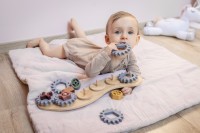 ZOPA Silikonová bambusová skládačka ozubená kolečka