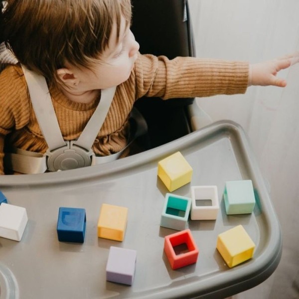 BBLUV Silikonové puzzle Blöx