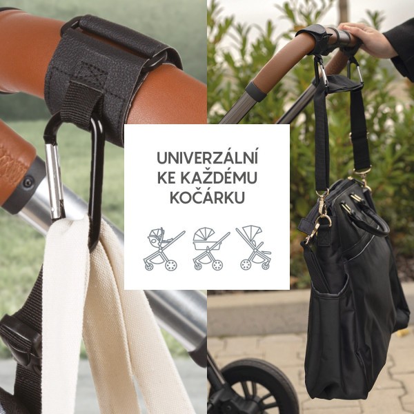 ZOPA Multifunkční popruh se skobou 2 ks