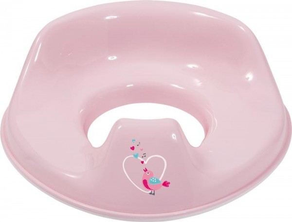 Tréninkové sedátko na toaletu Bébé-Jou Sweet Birds růžový - Rozbaleno z výstavy