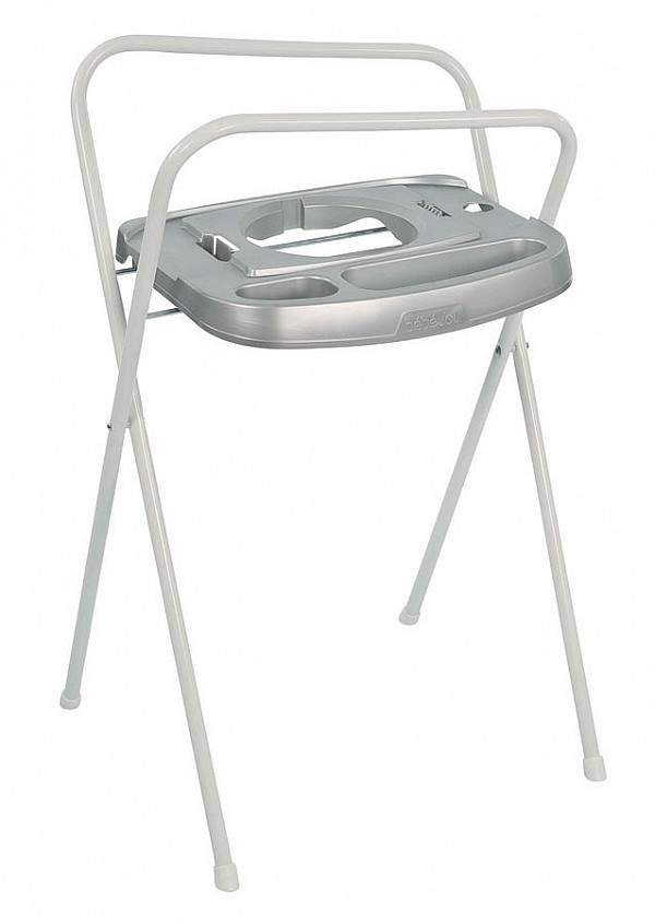 Kovový stojan Click na vaničku Bébé-Jou 103cm silver