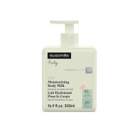 SUAVINEX Hydratační tělové mléko - 500 ml + žínka ZDARMA