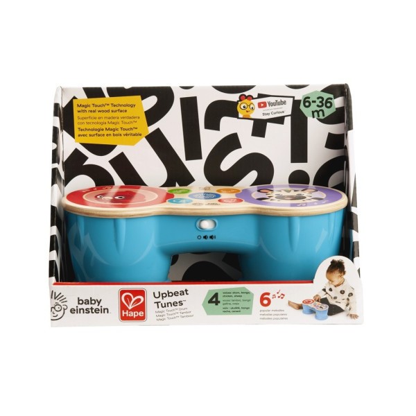 BABY EINSTEIN Hračka hudební Bubny Upbeat Tunes Magic Touch HAPE 6m+