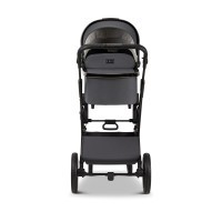 MOON PIÚ EXTRA black chrome Kombinovaný kočárek
